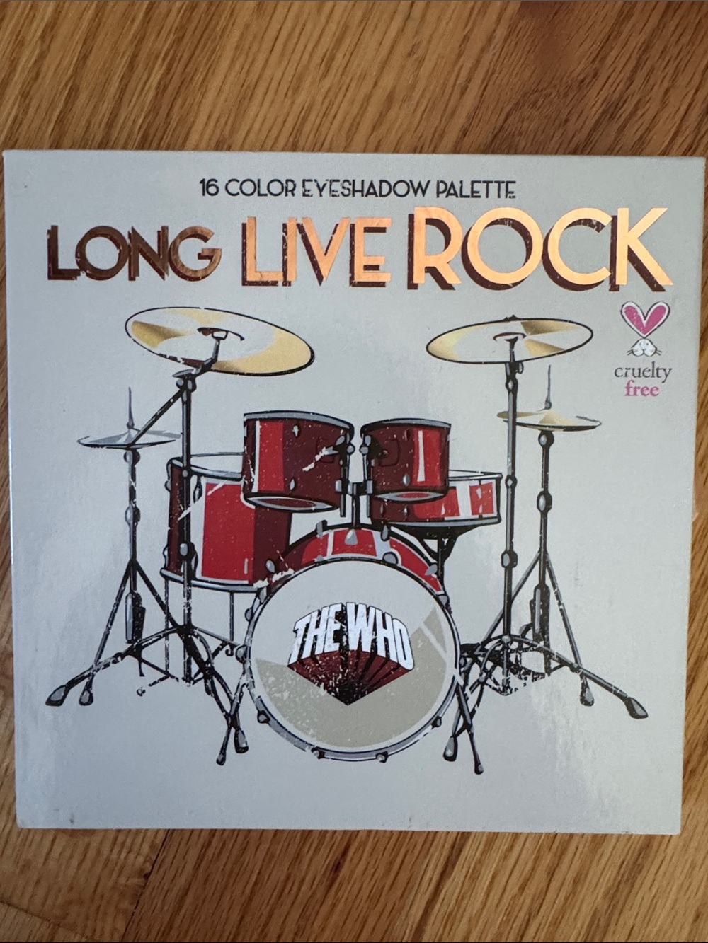 Long Live Rock 16-Color Eyeshadow Palette - Red Accent The Who